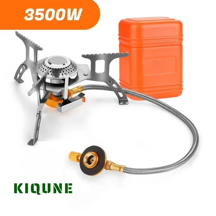 Quality Camping Cooking Set - Camping Gas Stove Portable Folding Outdoor