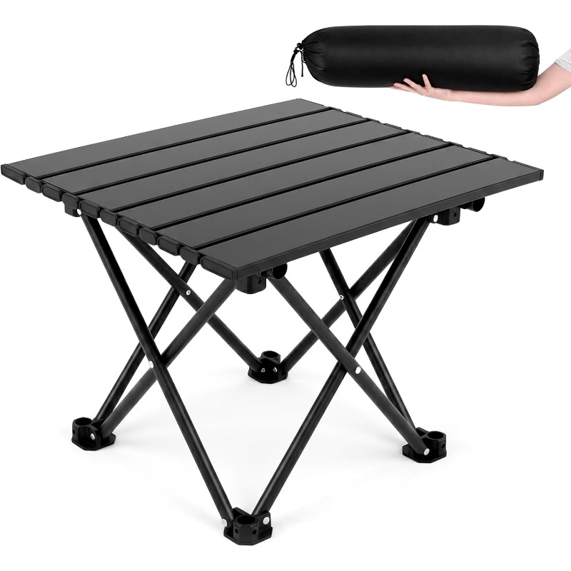 Camping Hiking Cooking - Portable Folding Camping Table Stainless Steel