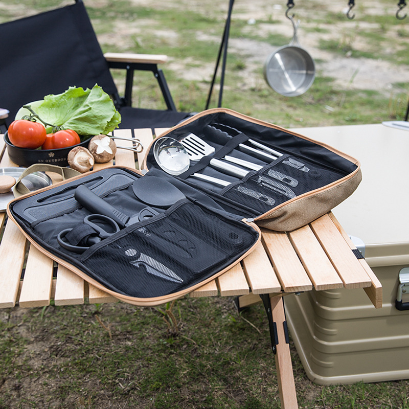 8pcs Camping Kitchen Cookware  - Quality Camping Cooking Set 评论和价格