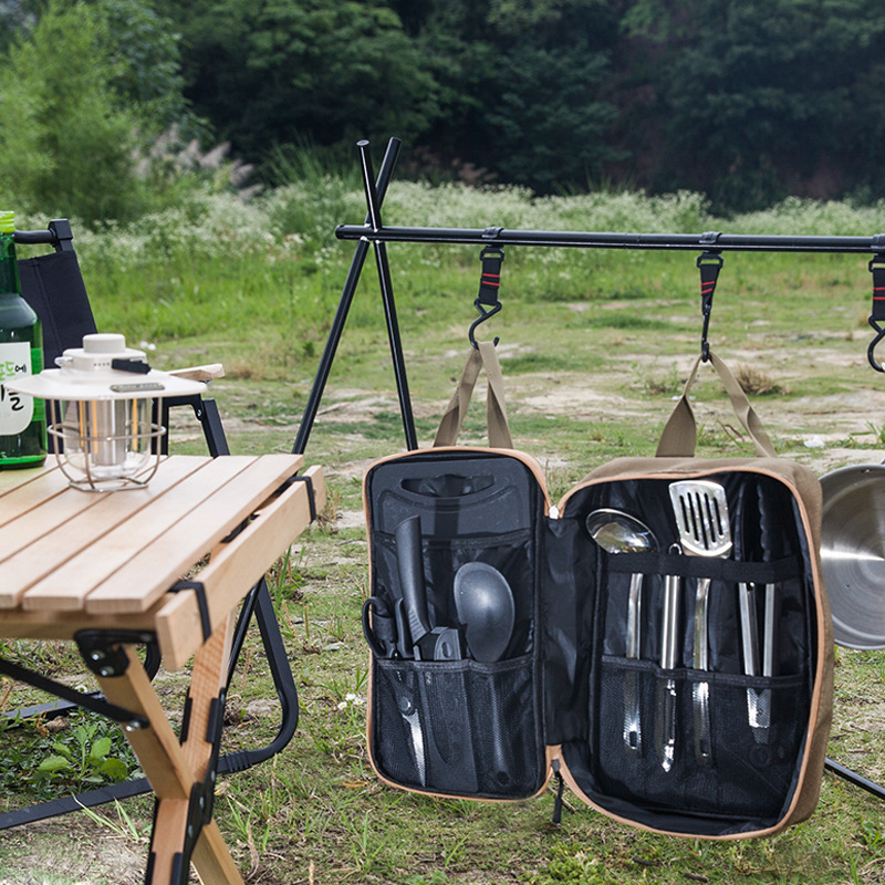 8pcs Camping Kitchen Cookware  - Quality Camping Cooking Set 评论和价格