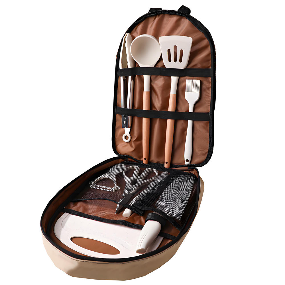 10Pcs Portable Camping Cooking - Quality Camping Cooking Set 评论和价格