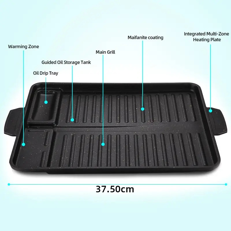 Portable Korean Style Grill Pl - Camping Hiking Cooking 评论和价格