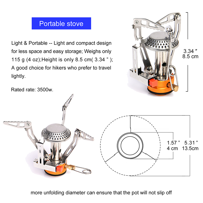 Widesea Portable Camping Cookw - Quality Camping Cooking Set 评论和价格