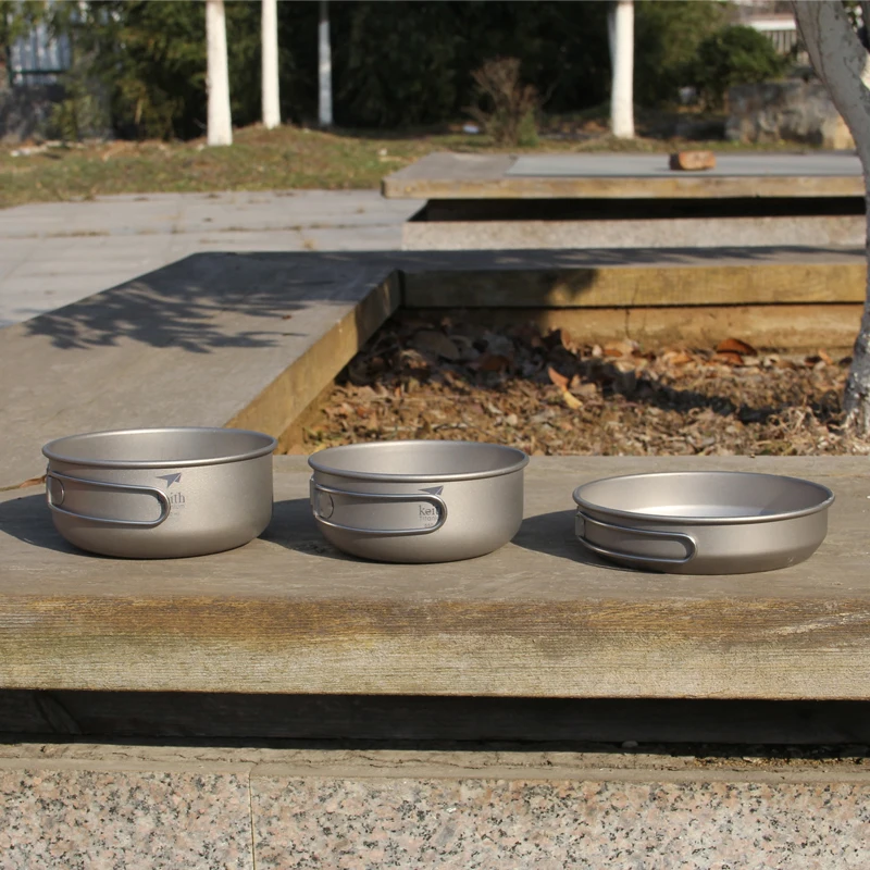 Keith 3PCS Titanium Cookware P - Camping Hiking Cooking 评论和价格