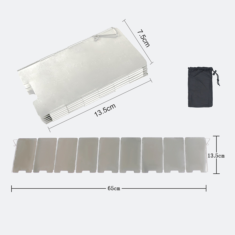 Outdoor Stove Wind Shield Camp - Quality Camping Cooking Set 评论和价格