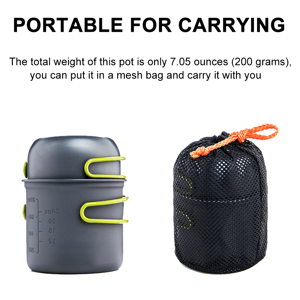 Widesea Ultralight Camping Coo - Quality Camping Cooking Set 评论和价格
