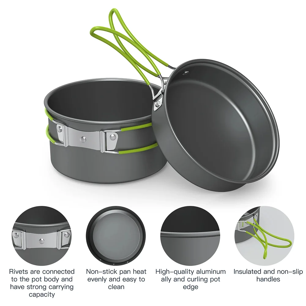 Outdoor Cooking Camping Utensi - Quality Camping Cooking Set 评论和价格
