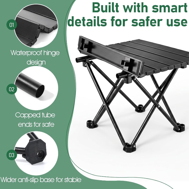 Portable Folding Camping Table - Camping Hiking Cooking 评论和价格