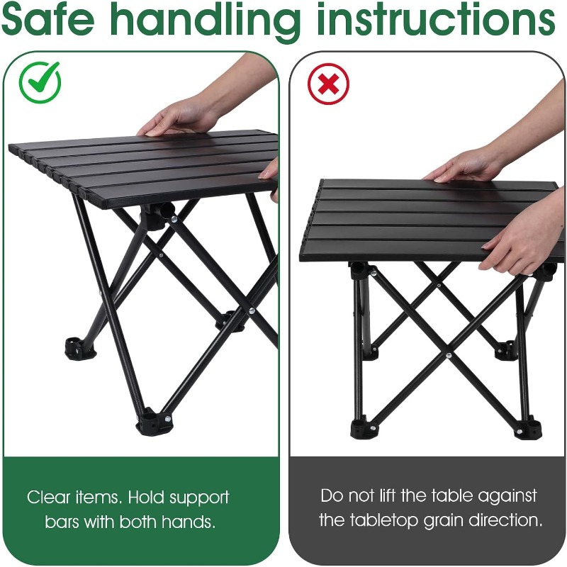 Portable Folding Camping Table - Camping Hiking Cooking 评论和价格