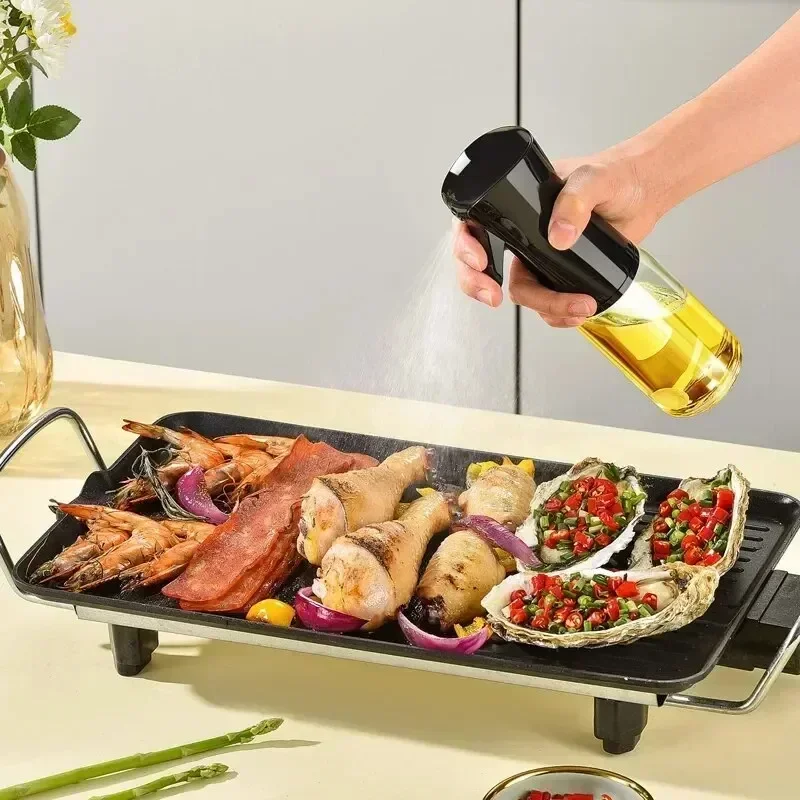 200/300/500ml Oil Spray Bottle - Camping Cooking Container 评论和价格