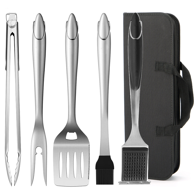 Stainless Steel Barbecue Tool  - Quality Camping Cooking Set 评论和价格